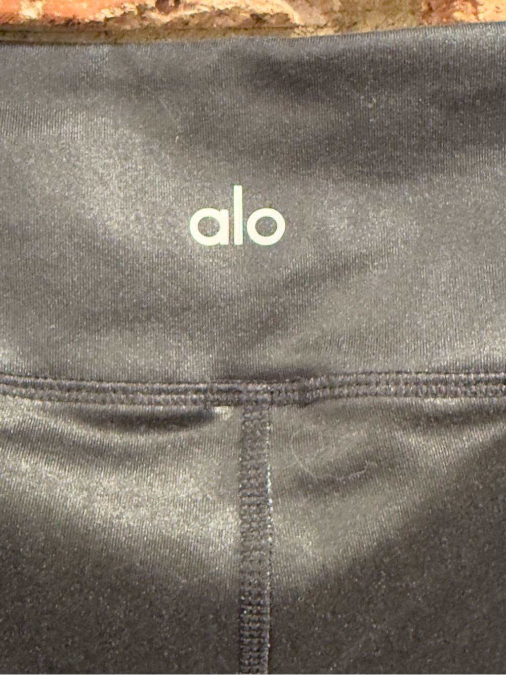 ALO Yoga womens Black Gypset Goddess Butterfly Leggings Size large extra long - Picture 3 of 13